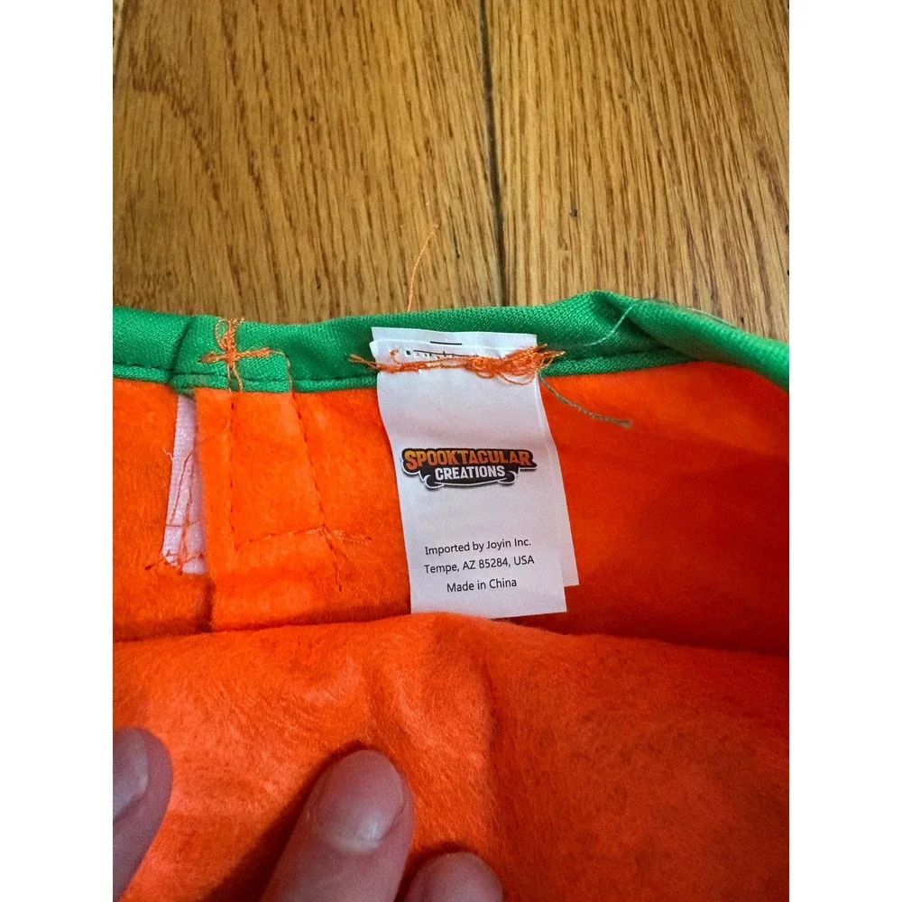 Spooktacular Creations Pumpkin Witch Child Costume Unisex Orange Standard 20650